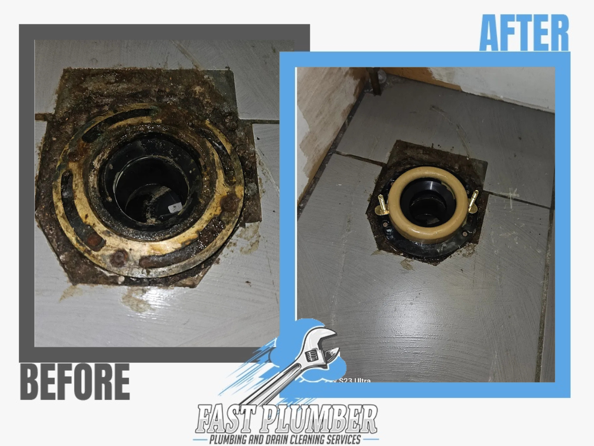 Toilet flange replacement in Bells Corners Nepean